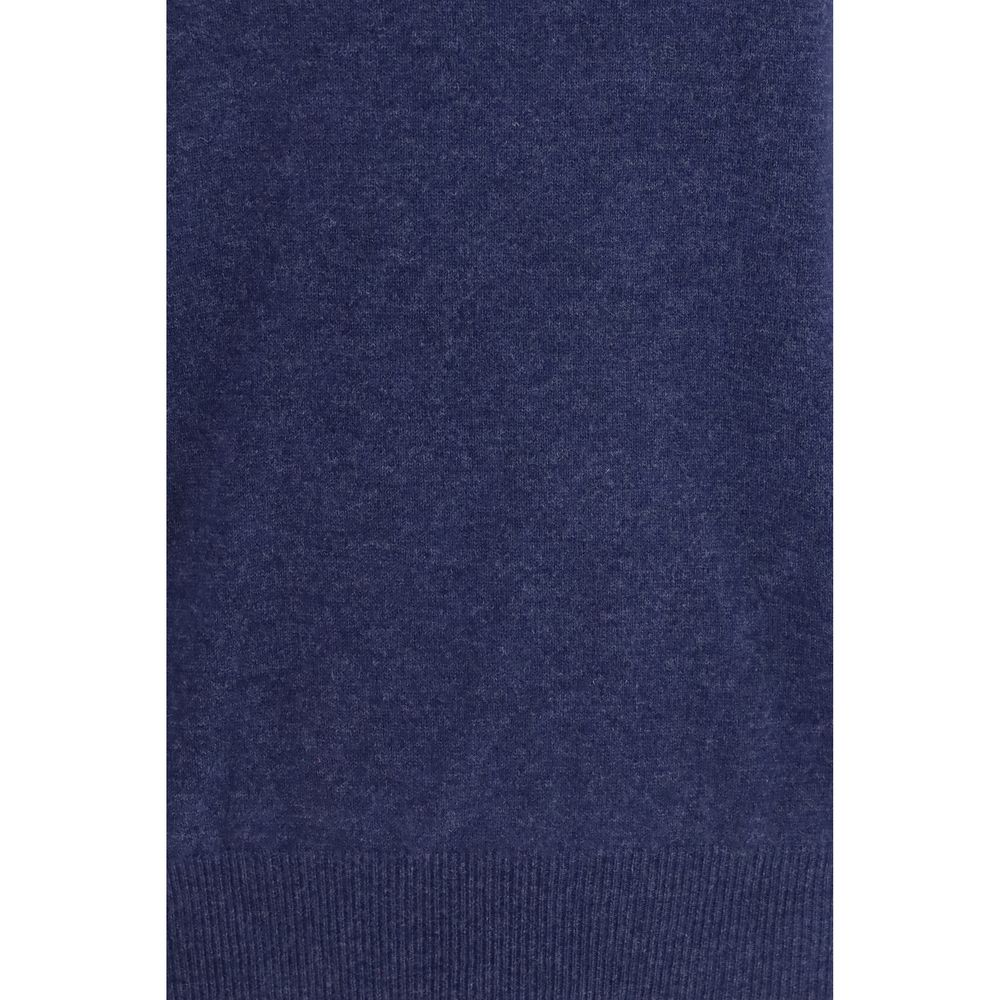 Aragona Cashmere Blue Cashmere Turtleneck - Eljoys Fashion 