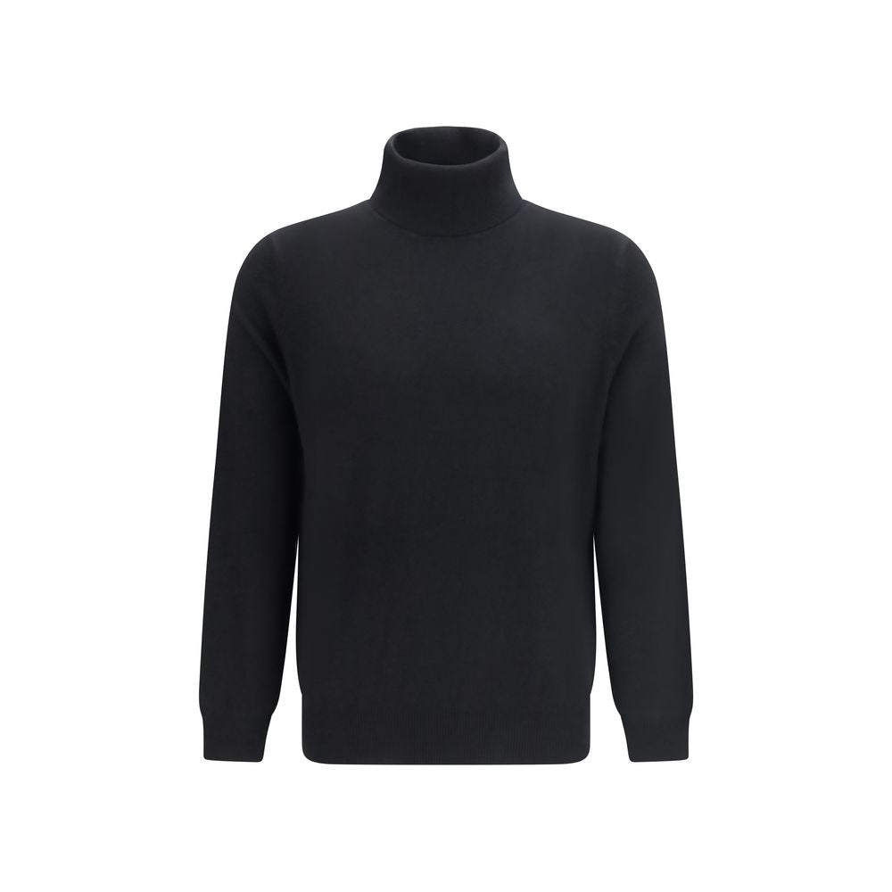 Aragona Cashmere Black Cashmere Turtleneck - Eljoys Fashion 