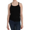 PINK MEMORIES Black Sleeveless Spaghetti Strap Blouse