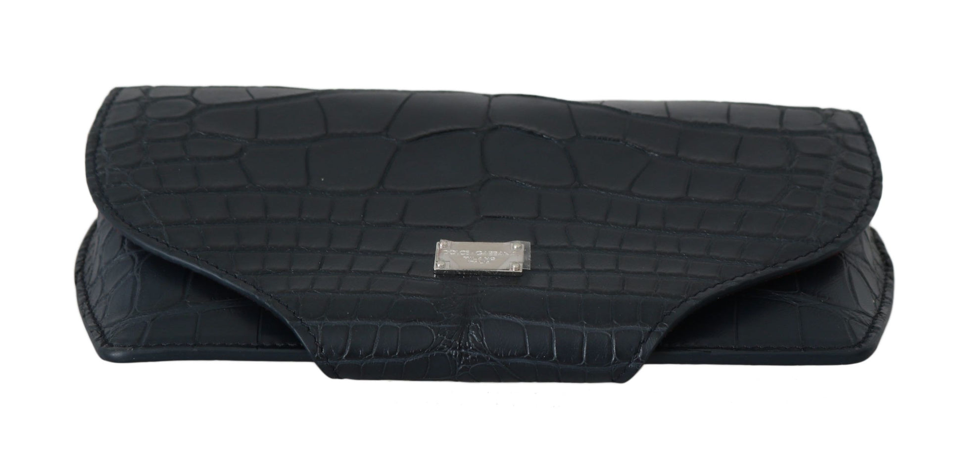 Dolce & Gabbana Blue Crocodile Eyewear Sunglasses Case Cover Pouch Dolce & Gabbana