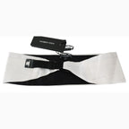 Dolce & Gabbana White Men Waist Belt 100% Silk Cummerbund