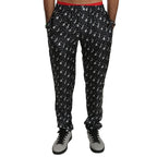 Dolce & Gabbana Silk Black Musical Instrument Trouser Pants