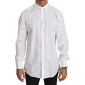 Dolce & Gabbana White Cotton Long Sleeve Top Shirt