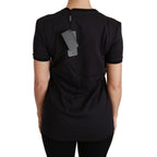 Dolce & Gabbana Black #ImAChristmasTree Crewneck Top T-shirt