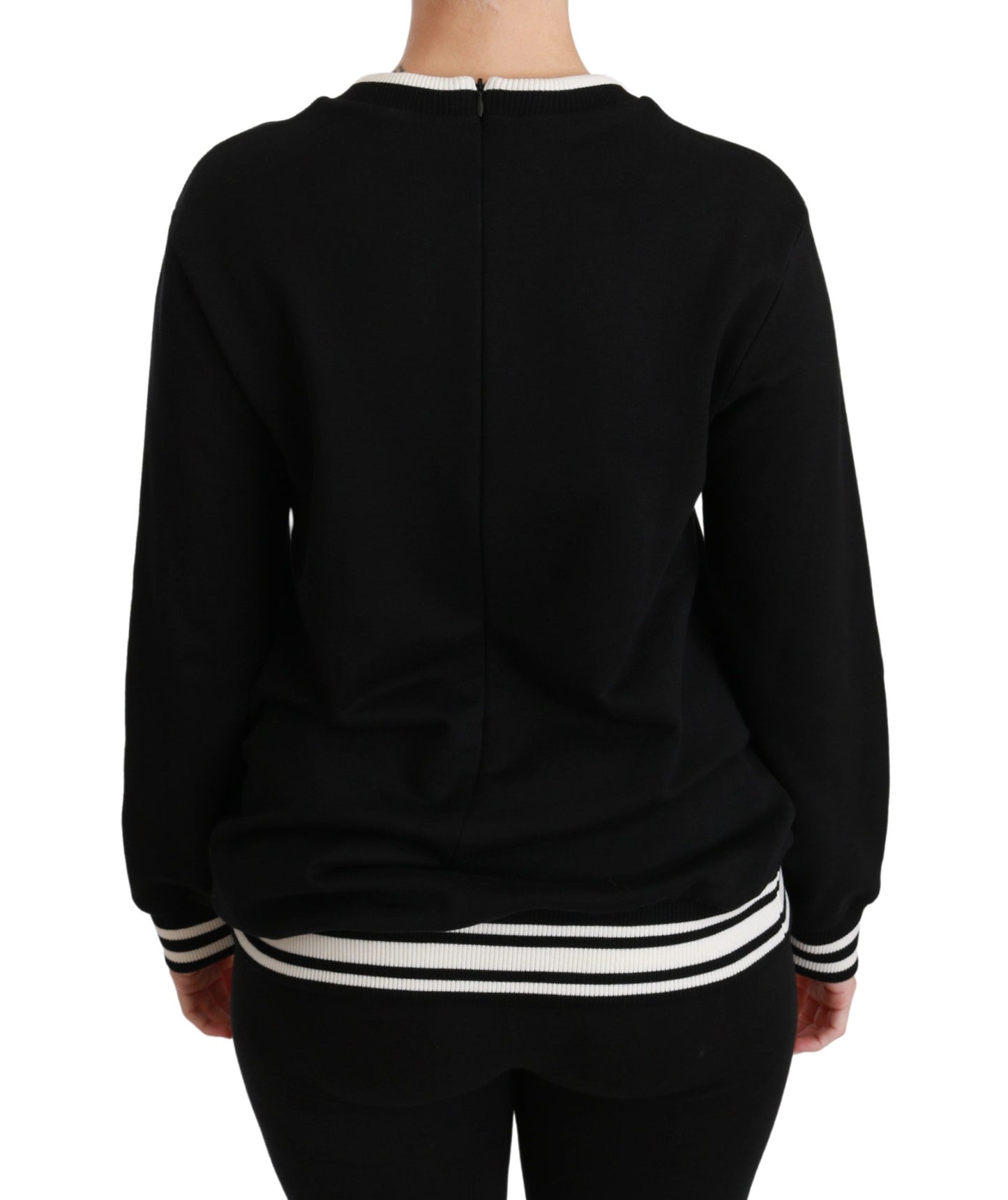 Dolce & Gabbana Black Rinascimento #DGmillennials Sweater Dolce & Gabbana