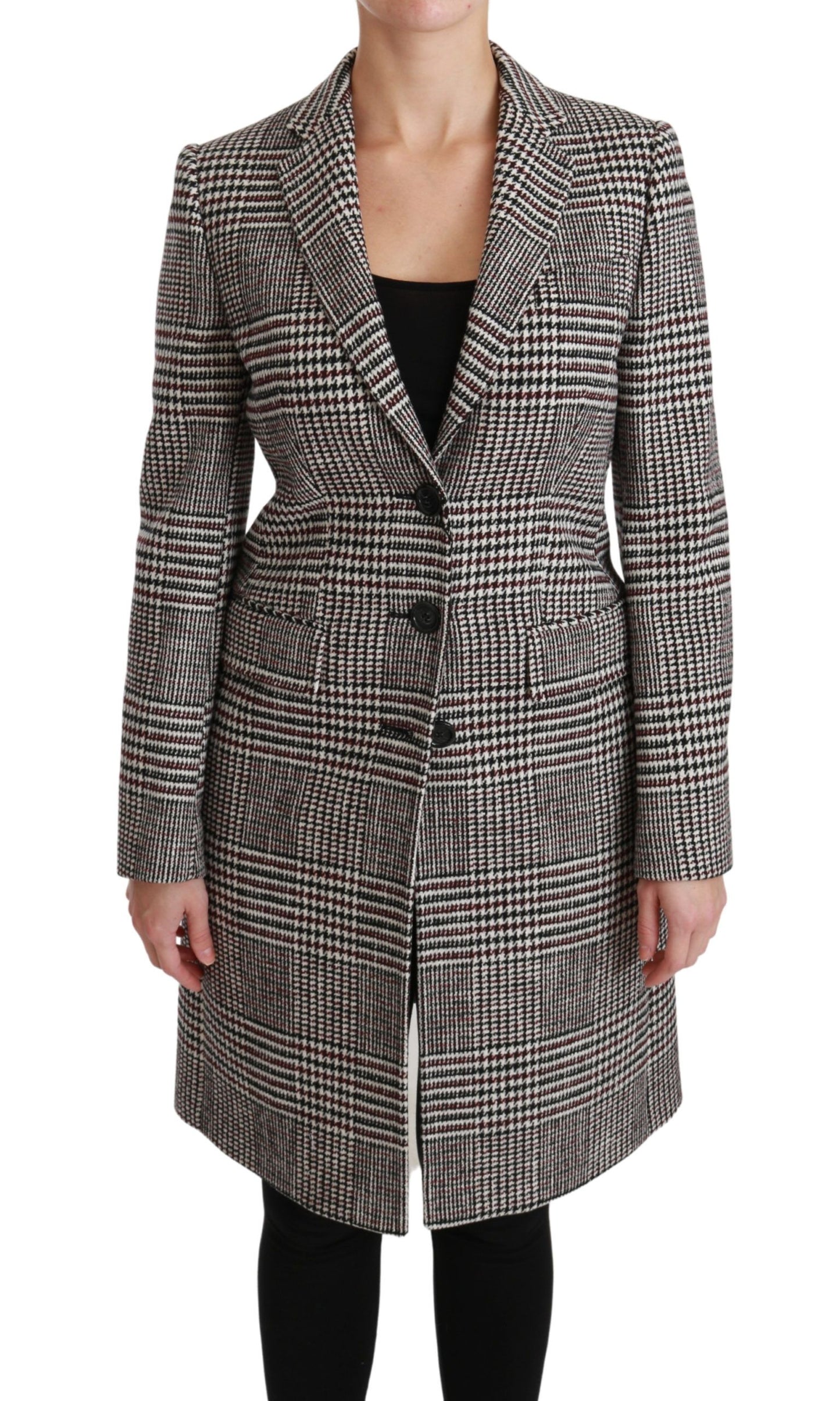 Dolce & Gabbana Multicolor Trench Knee Long Jacket Coat Dolce & Gabbana