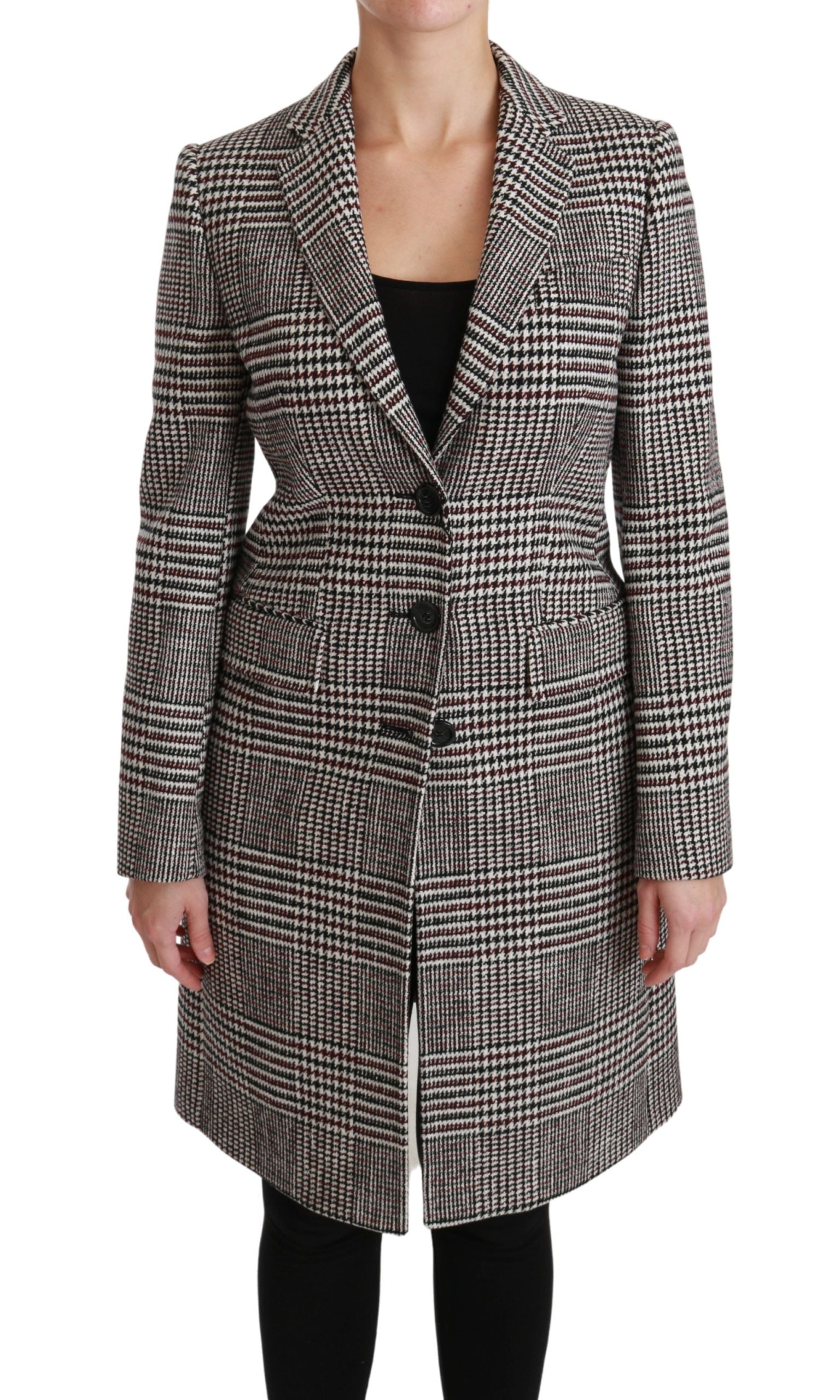 Dolce & Gabbana Multicolor Trench Knee Long Jacket Coat Dolce & Gabbana