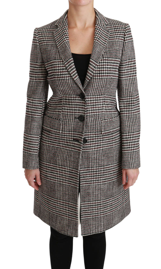 Dolce & Gabbana Multicolor Trench Knee Long Jacket Coat Dolce & Gabbana