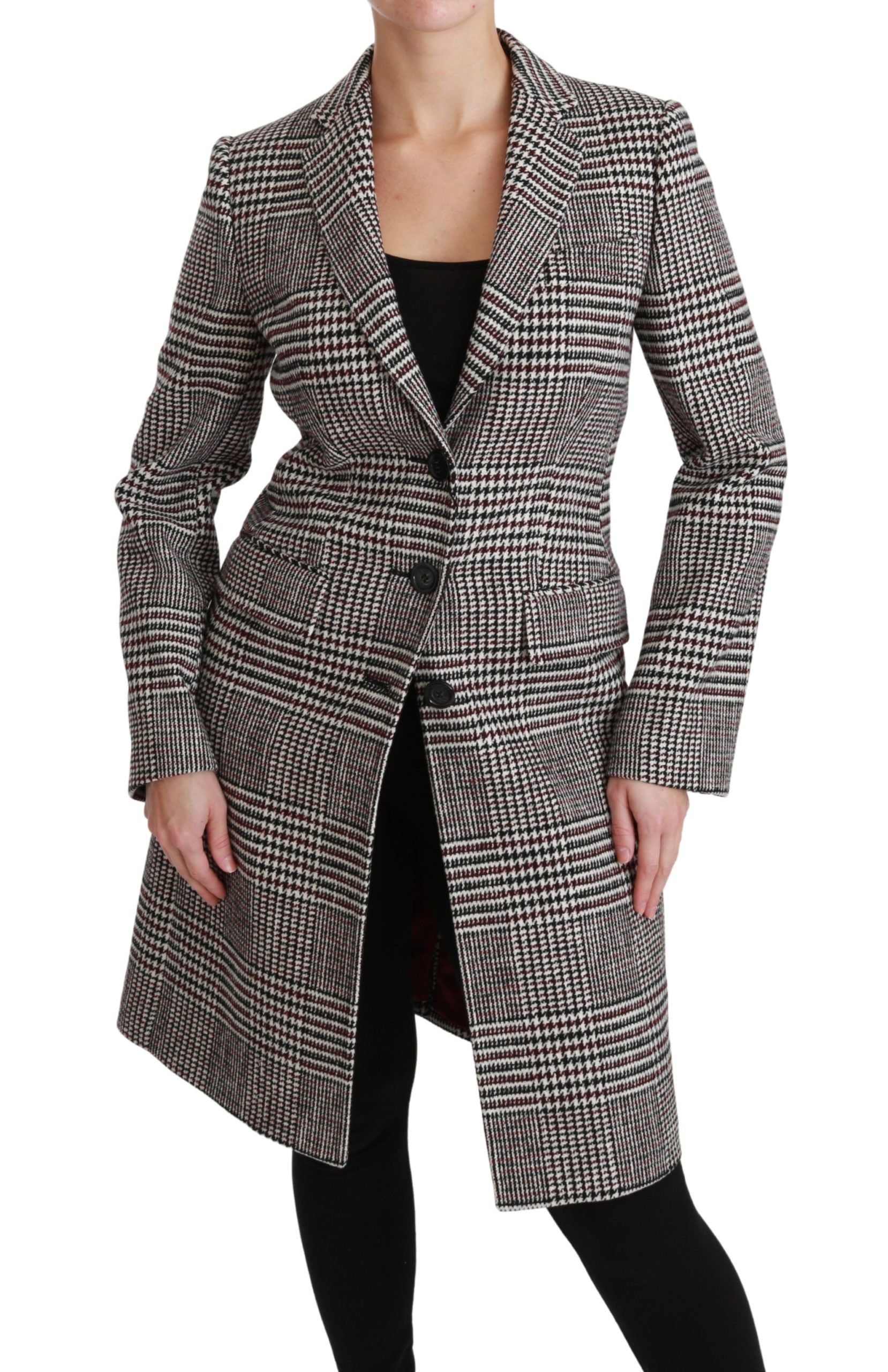 Dolce & Gabbana Multicolor Trench Knee Long Jacket Coat Dolce & Gabbana