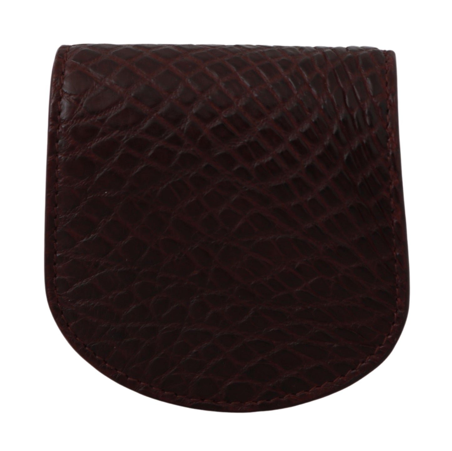 Dolce & Gabbana Brown Exotic Skin Pocket Condom Case Holder Dolce & Gabbana