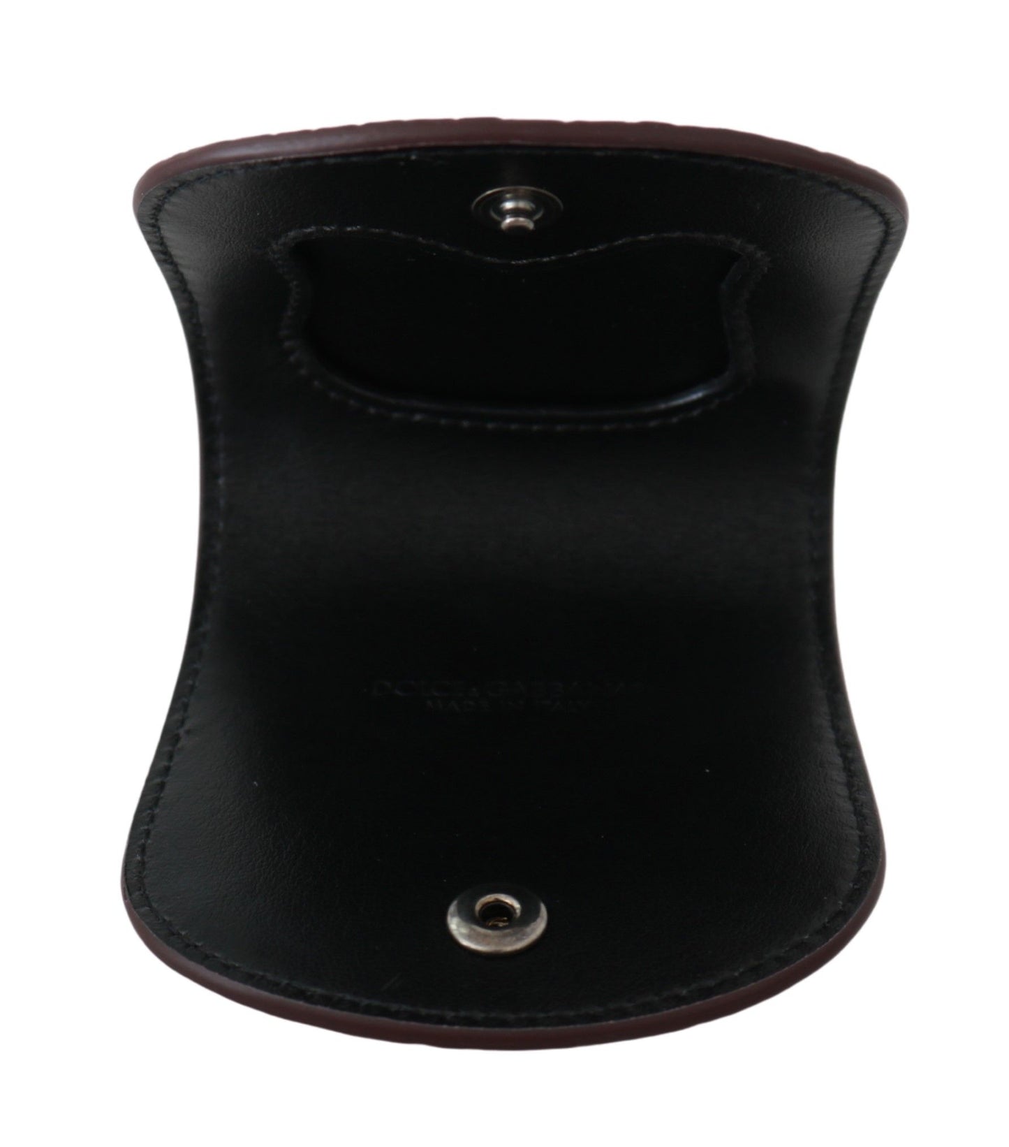 Dolce & Gabbana Brown Exotic Skin Pocket Condom Case Holder Dolce & Gabbana