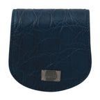 Dolce & Gabbana Blue Leather Holder Pocket Condom Case