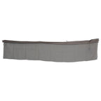Costume National Gray Fringe Neck Wrap Cotton Scarf