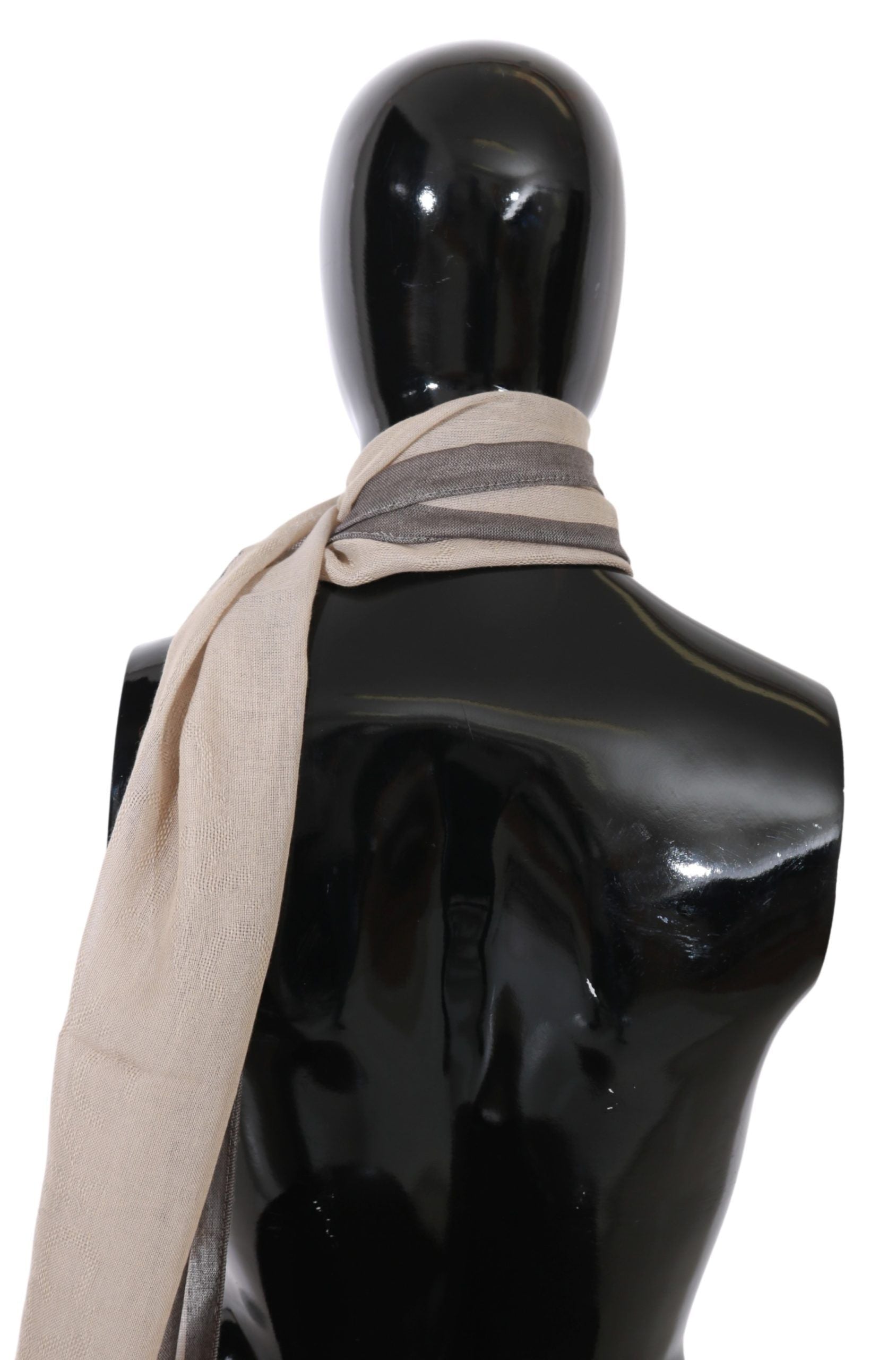 Costume National Beige Women Cotton Shawl Scarf Costume National