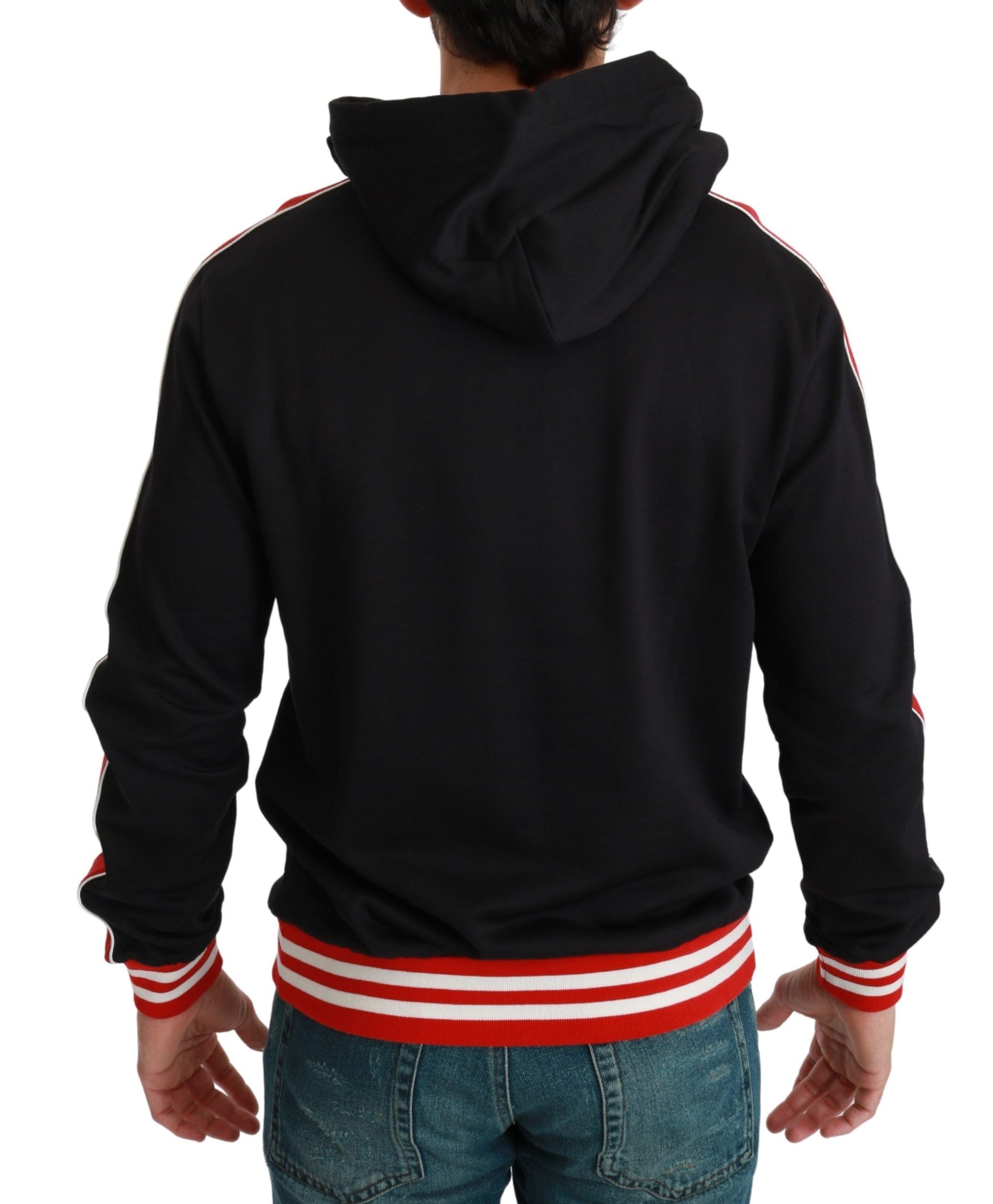 Dolce & Gabbana Black Pig of the Year Hooded Sweater Dolce & Gabbana