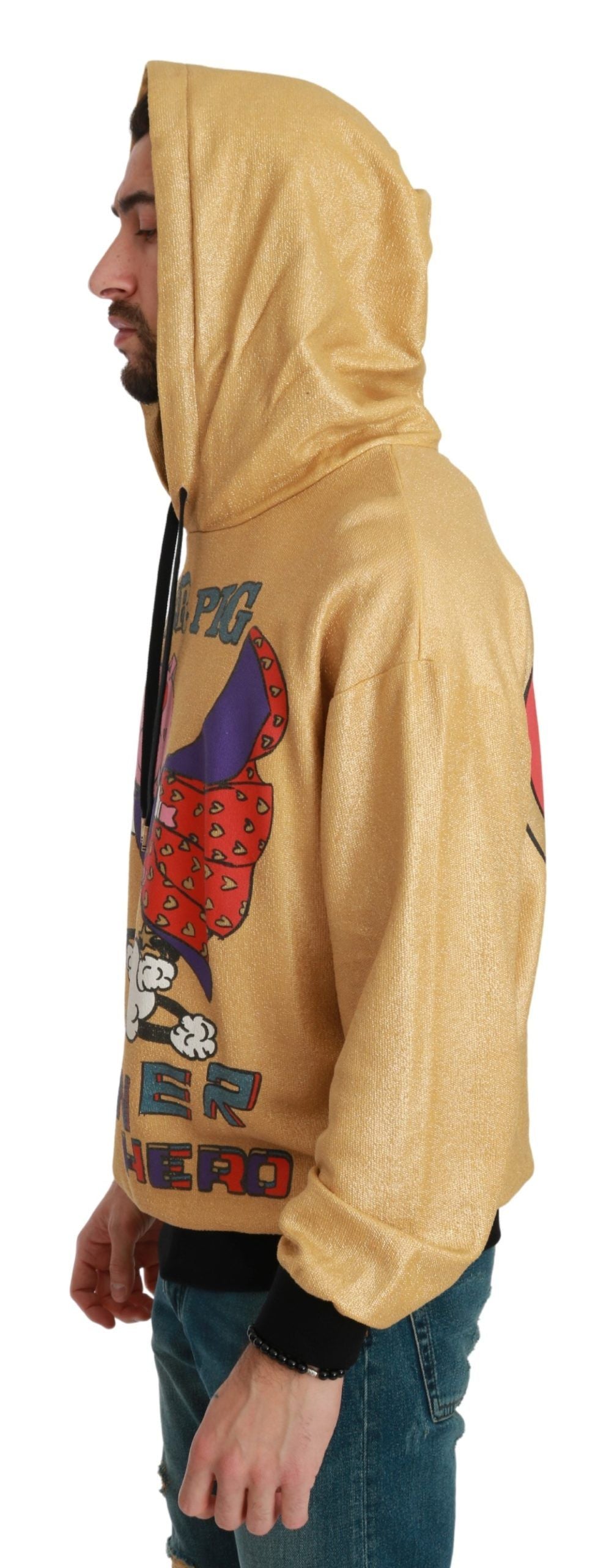 Dolce & Gabbana Gold Pig of the Year Hooded Sweater Dolce & Gabbana