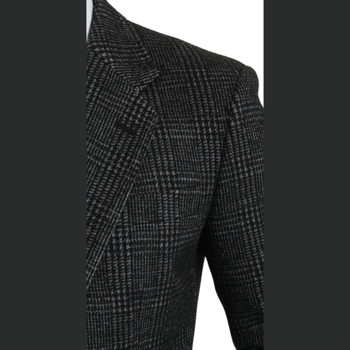Dolce & Gabbana Gray Plaid Check Slim Fit Jacket Blazer