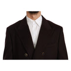 Dolce & Gabbana Bordeaux Cashmere Coat TAORMINA Blazer