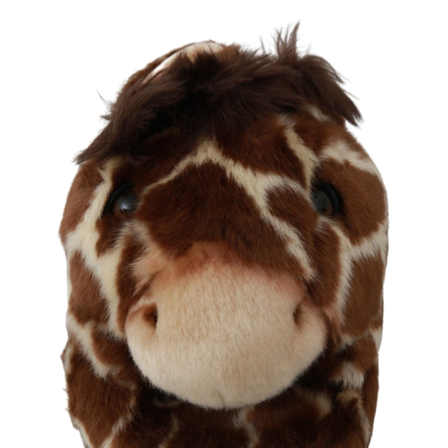 Dolce & Gabbana Brown Giraffe Slippers Flats Sandals Shoes Dolce & Gabbana