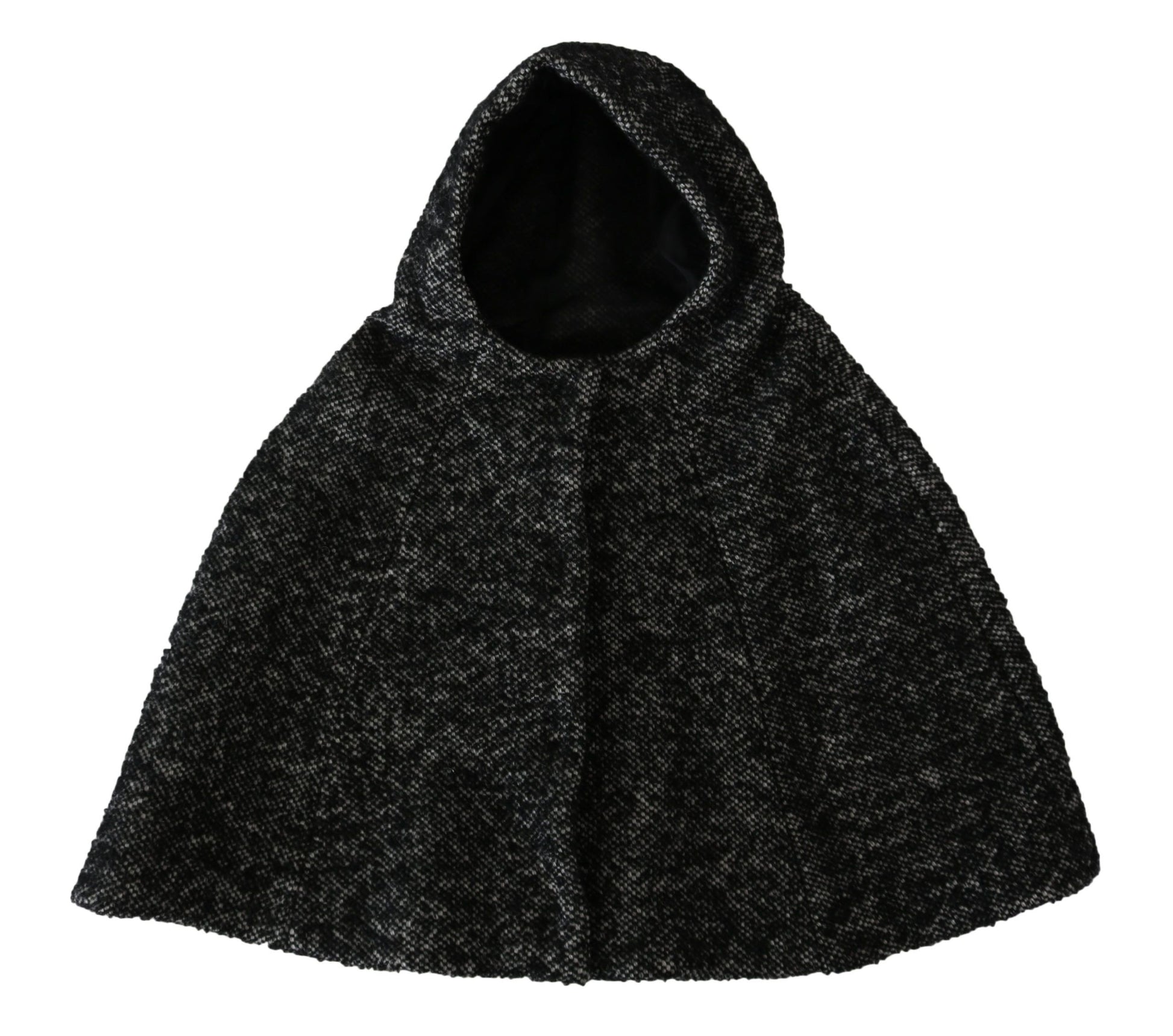 Dolce & Gabbana Gray Tweet Wool Kaftan Jacket Coat Top Dolce & Gabbana