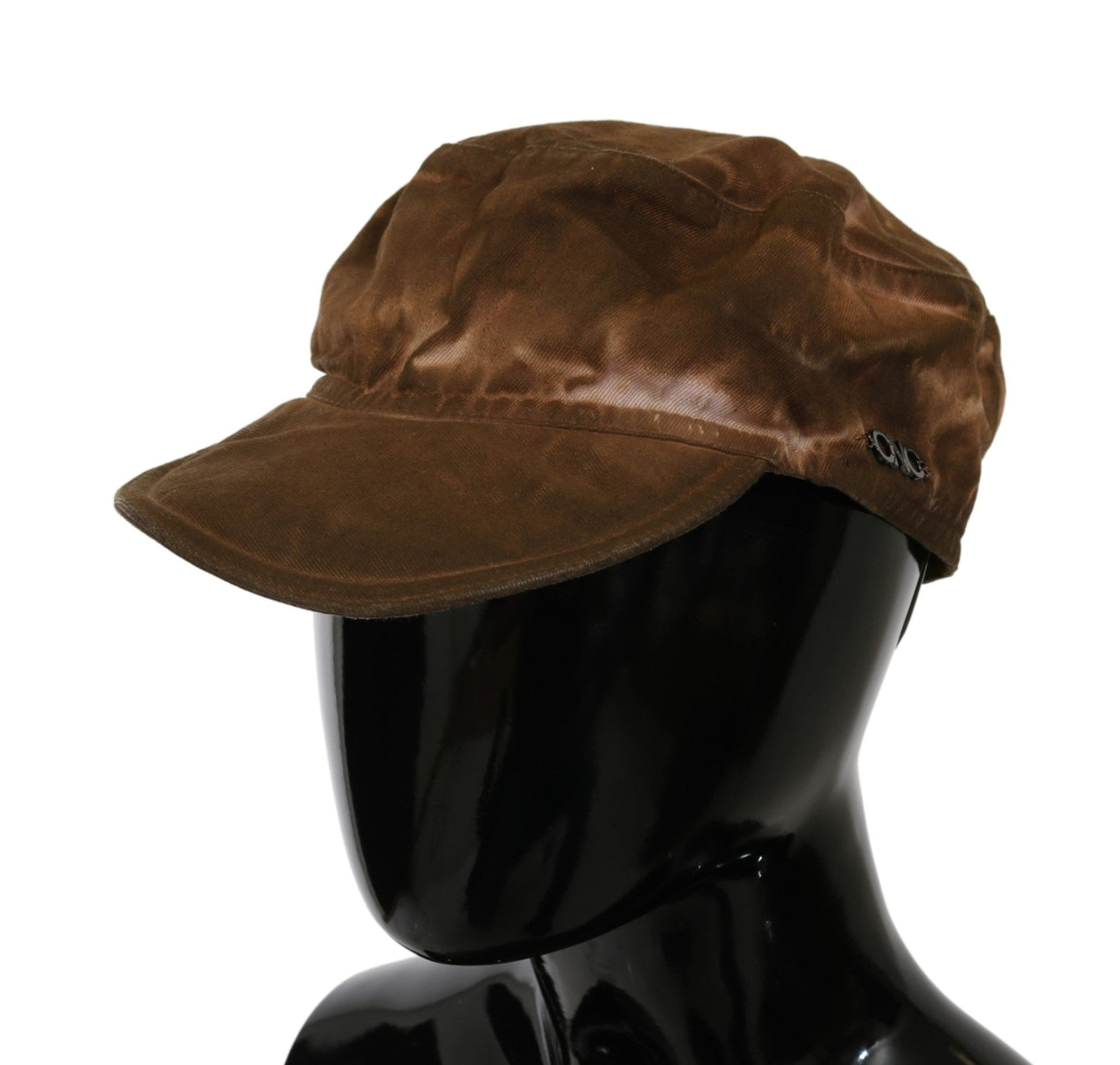 Costume National Brown Newsboy Beret Cabbie Fedora Hat Costume National