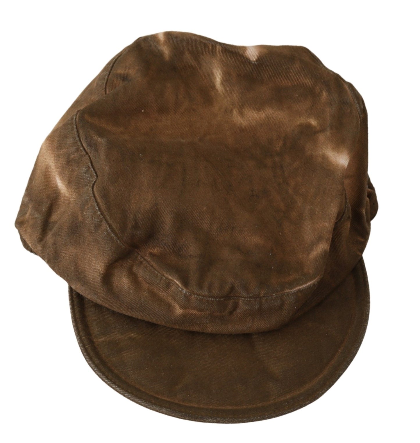 Costume National Brown Newsboy Beret Cabbie Fedora Hat Costume National