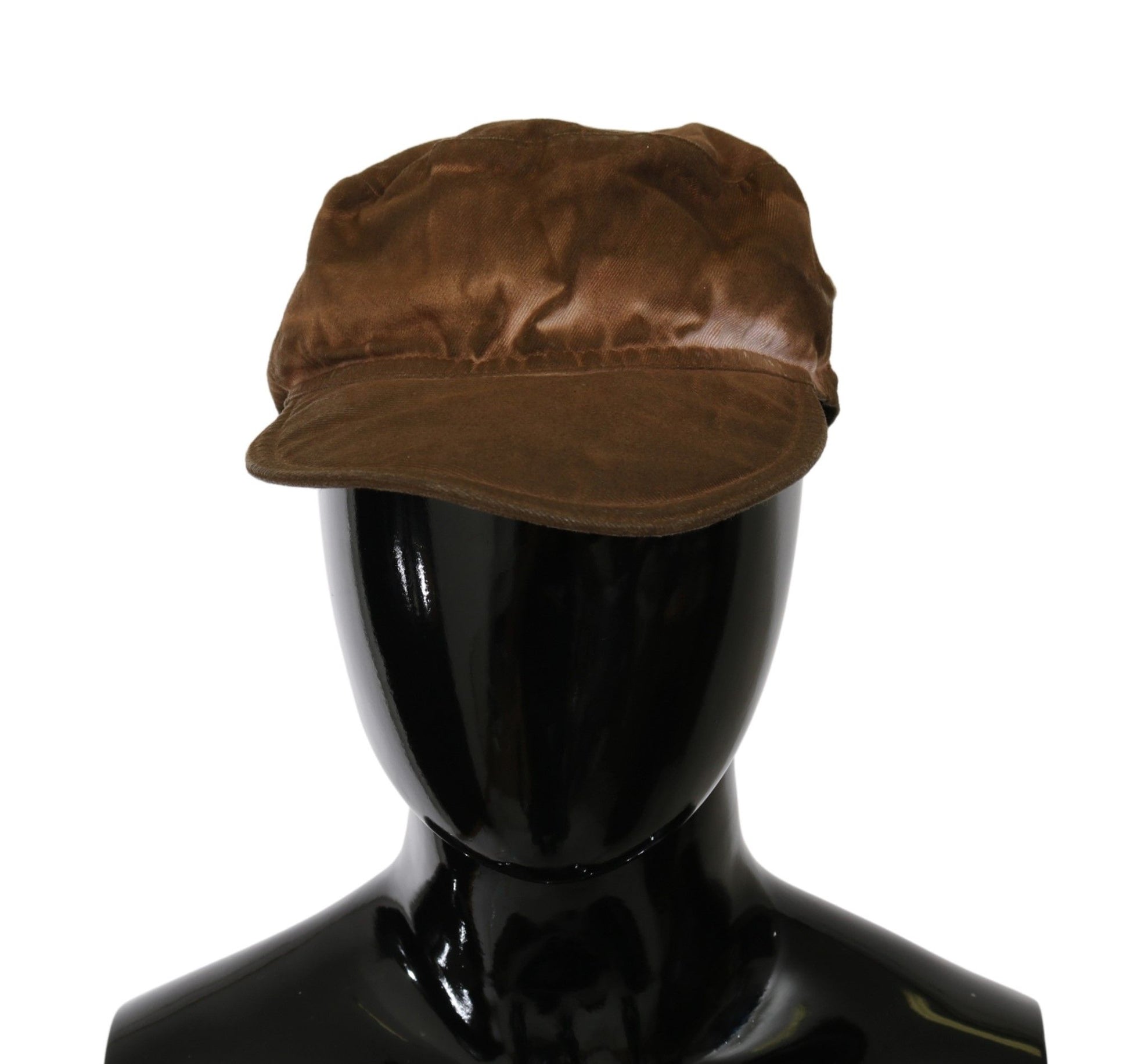 Costume National Brown Newsboy Beret Cabbie Fedora Hat Costume National