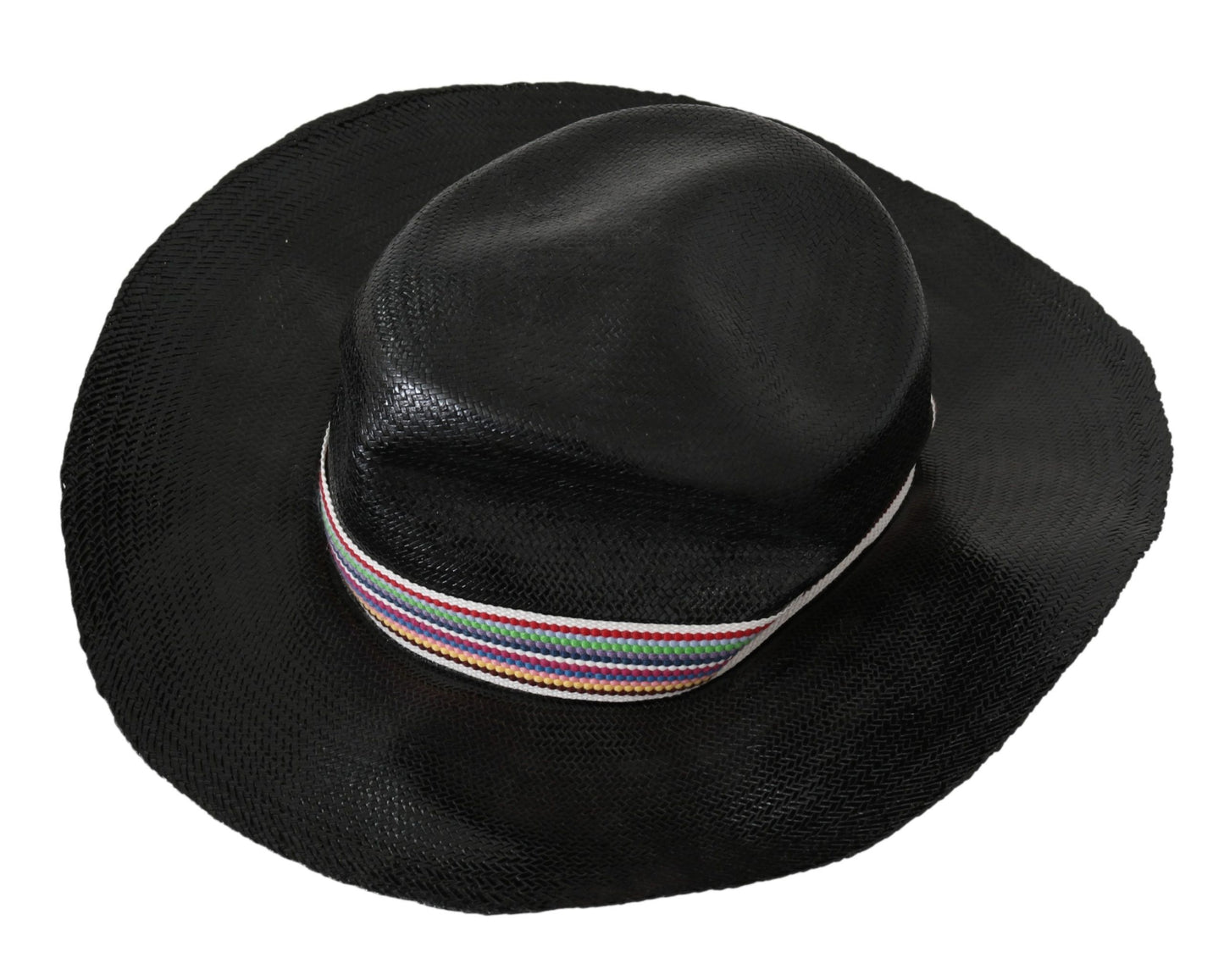 Costume National Black Wide Brim Cowboy Solid Hat Costume National