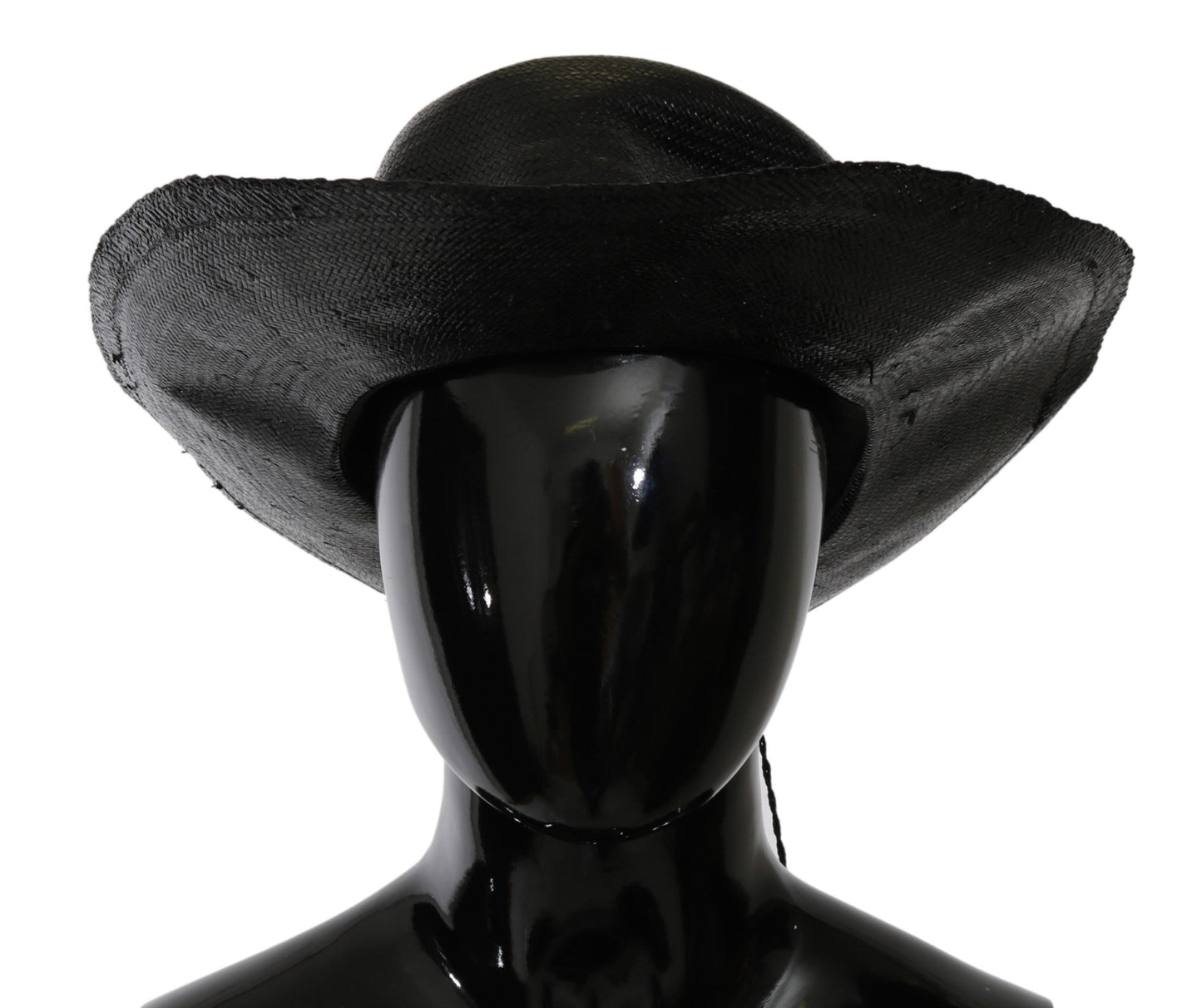 Costume National Black Wide Brim Cowboy Solid Hat Costume National