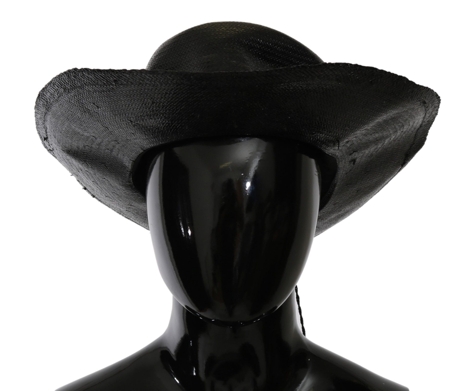 Costume National Black Wide Brim Cowboy Solid Hat Costume National