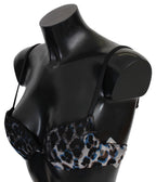 Roberto Cavalli Black Lace Reggiseno Nylon Bra Underwear Roberto Cavalli