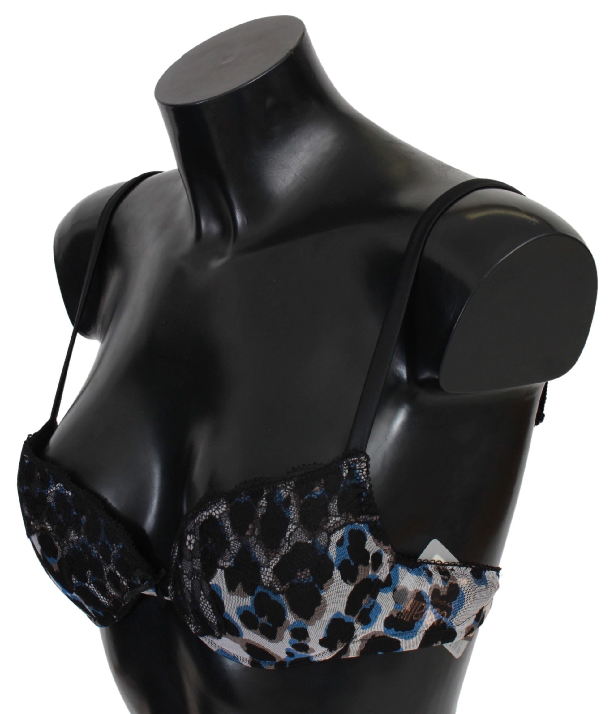 Roberto Cavalli Black Lace Reggiseno Nylon Bra Underwear Roberto Cavalli