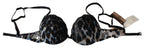 Roberto Cavalli Black Lace Reggiseno Nylon Bra Underwear Roberto Cavalli