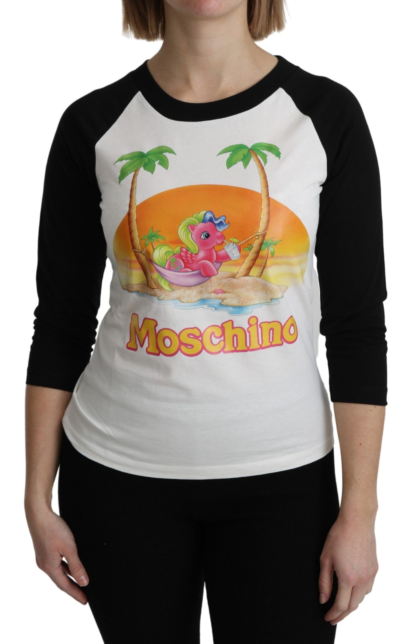 Moschino White Cotton T-shirt My Little Pony Top Tshirt Moschino