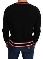 Dolce & Gabbana Black Cashmere Pig of the Year Pullover Sweater