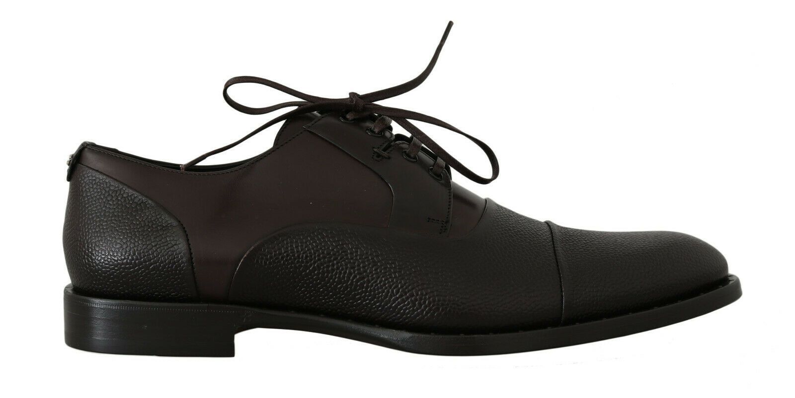 Dolce & Gabbana Brown Leather Laceups Dress Mens Shoes Dolce & Gabbana