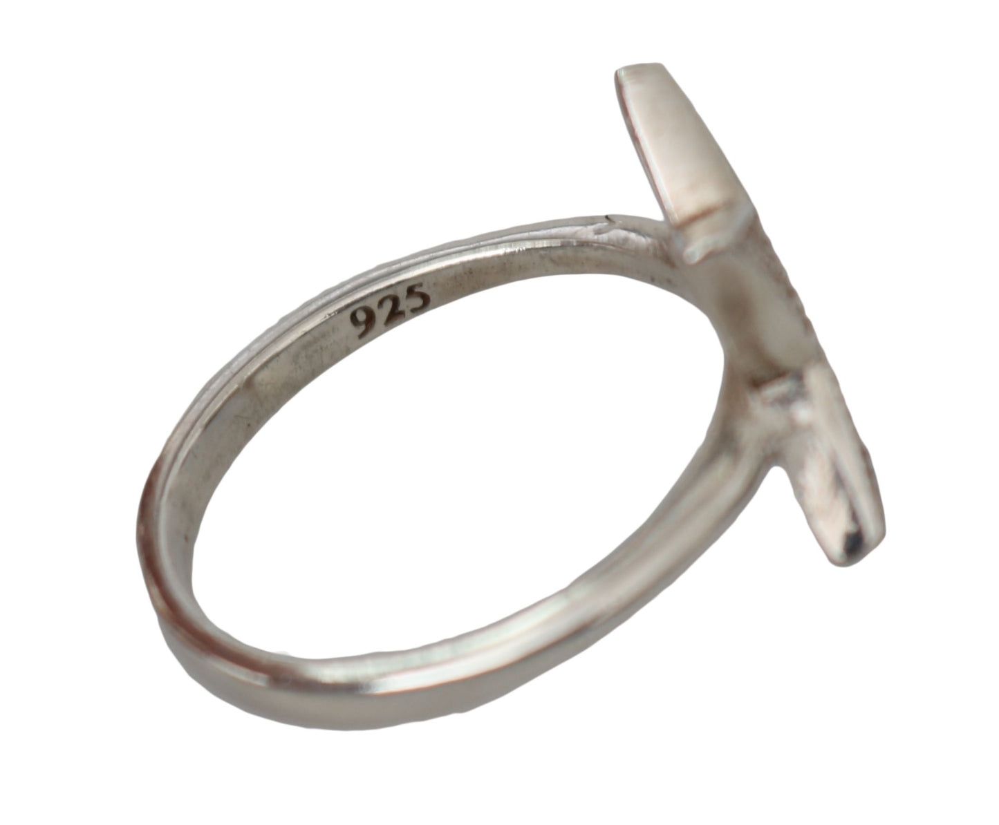 Nialaya Silver Womens Clear CZ Star 925 Ring Nialaya