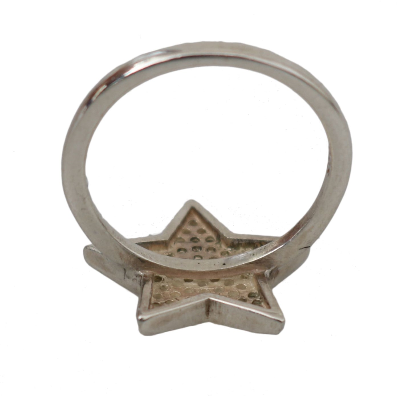 Nialaya Silver Womens Clear CZ Star 925 Ring Nialaya