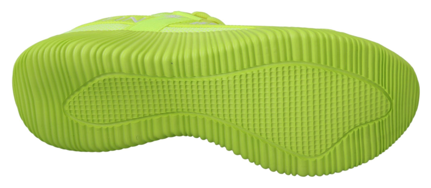 Philipp Plein Green CARTER Logo Hi-Top Sneakers Shoes Philipp Plein