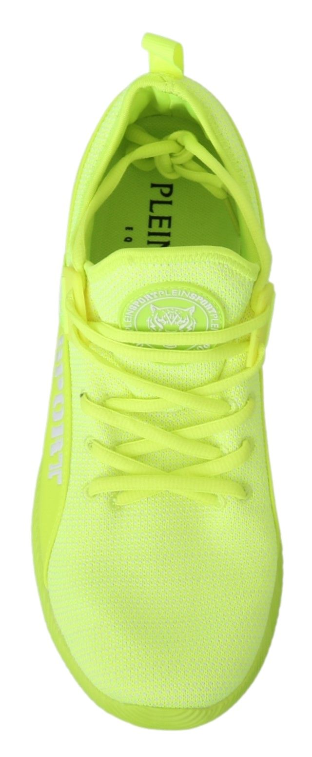 Philipp Plein Green CARTER Logo Hi-Top Sneakers Shoes Philipp Plein