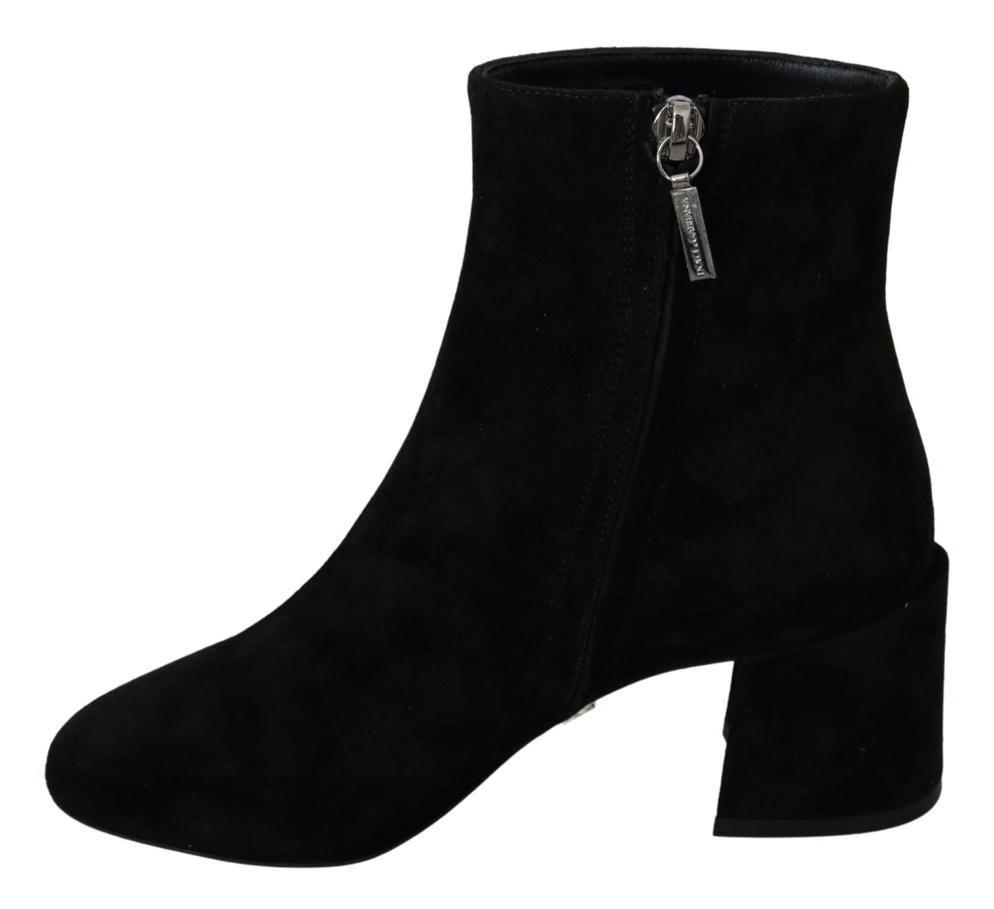 Dolce & Gabbana Black Suede L'Amore E'Bellezza Boots Shoes Dolce & Gabbana