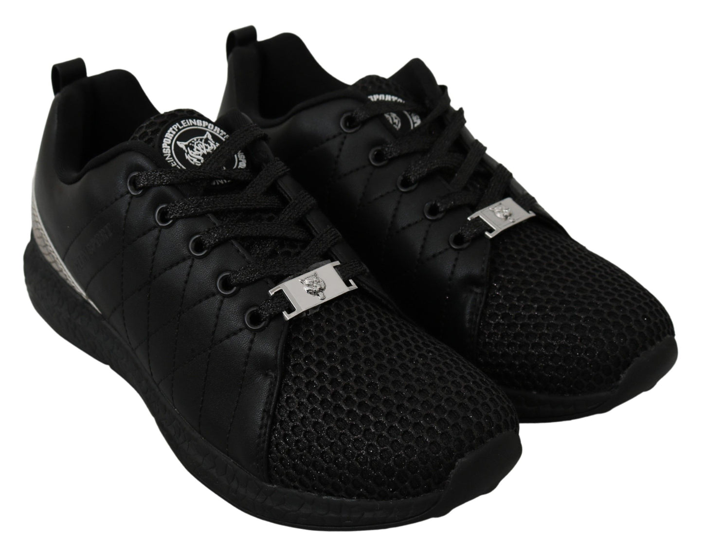 Philipp Plein Black Casual Running Sneakers Shoes Philipp Plein