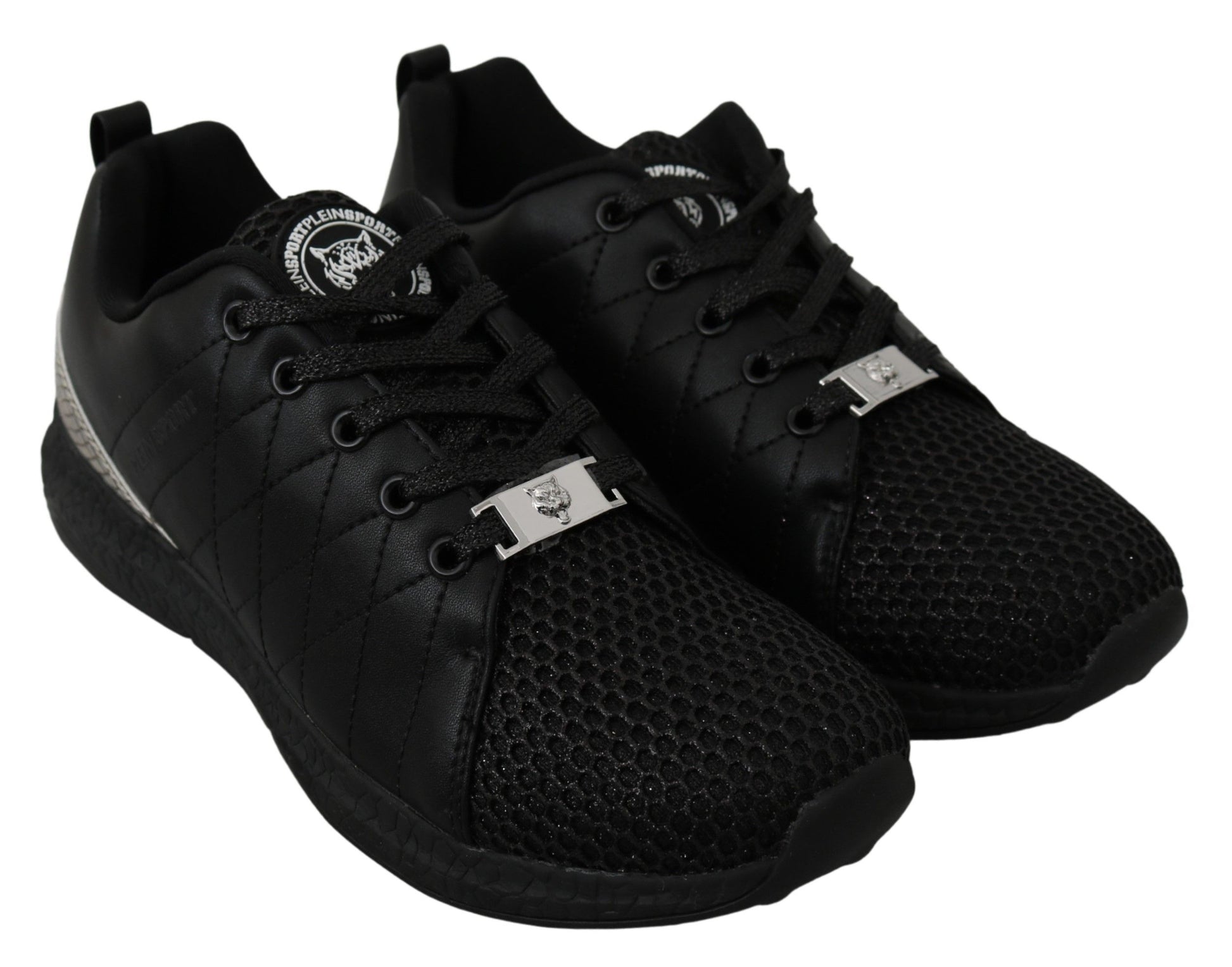 Philipp Plein Black Casual Running Sneakers Shoes Philipp Plein