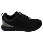 Philipp Plein Black Casual Running Sneakers Shoes