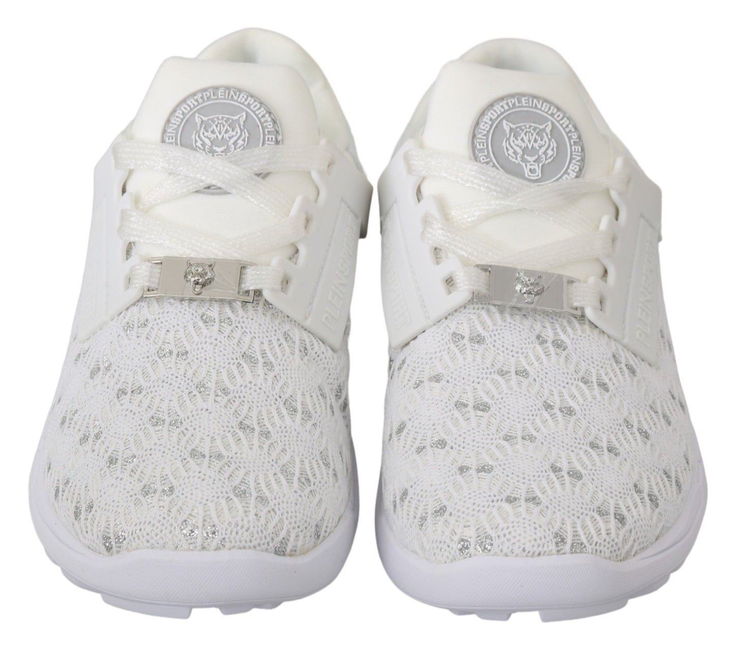 Philipp Plein White Polyester Casual Sneakers Shoes Philipp Plein