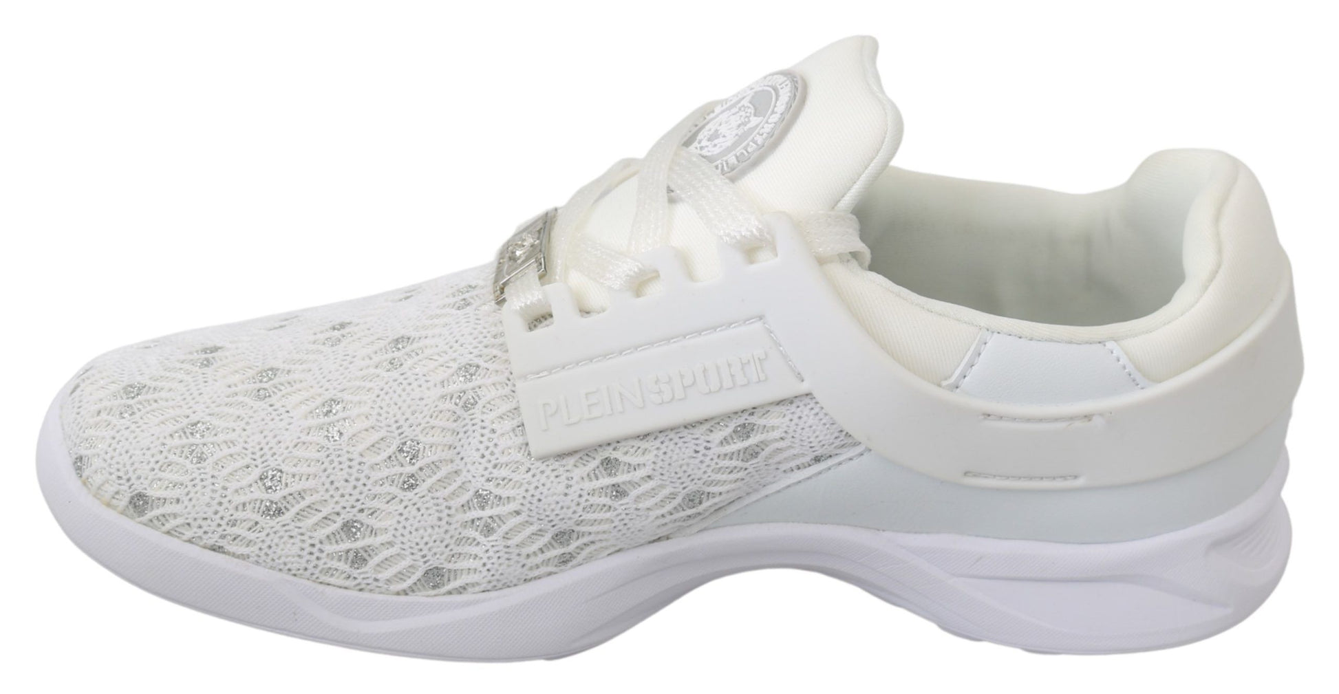 Philipp Plein White Polyester Casual Sneakers Shoes Philipp Plein