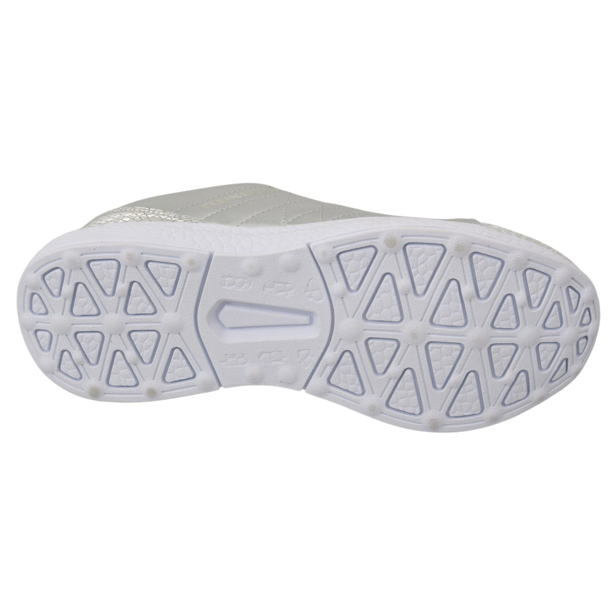Philipp Plein Gisella Silver Polyester Sneakers Shoes