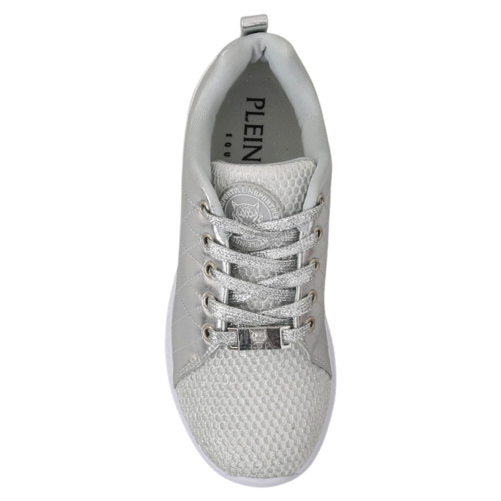 Philipp Plein Gisella Silver Polyester Sneakers Shoes