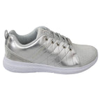 Philipp Plein Gisella Silver Polyester Sneakers Shoes