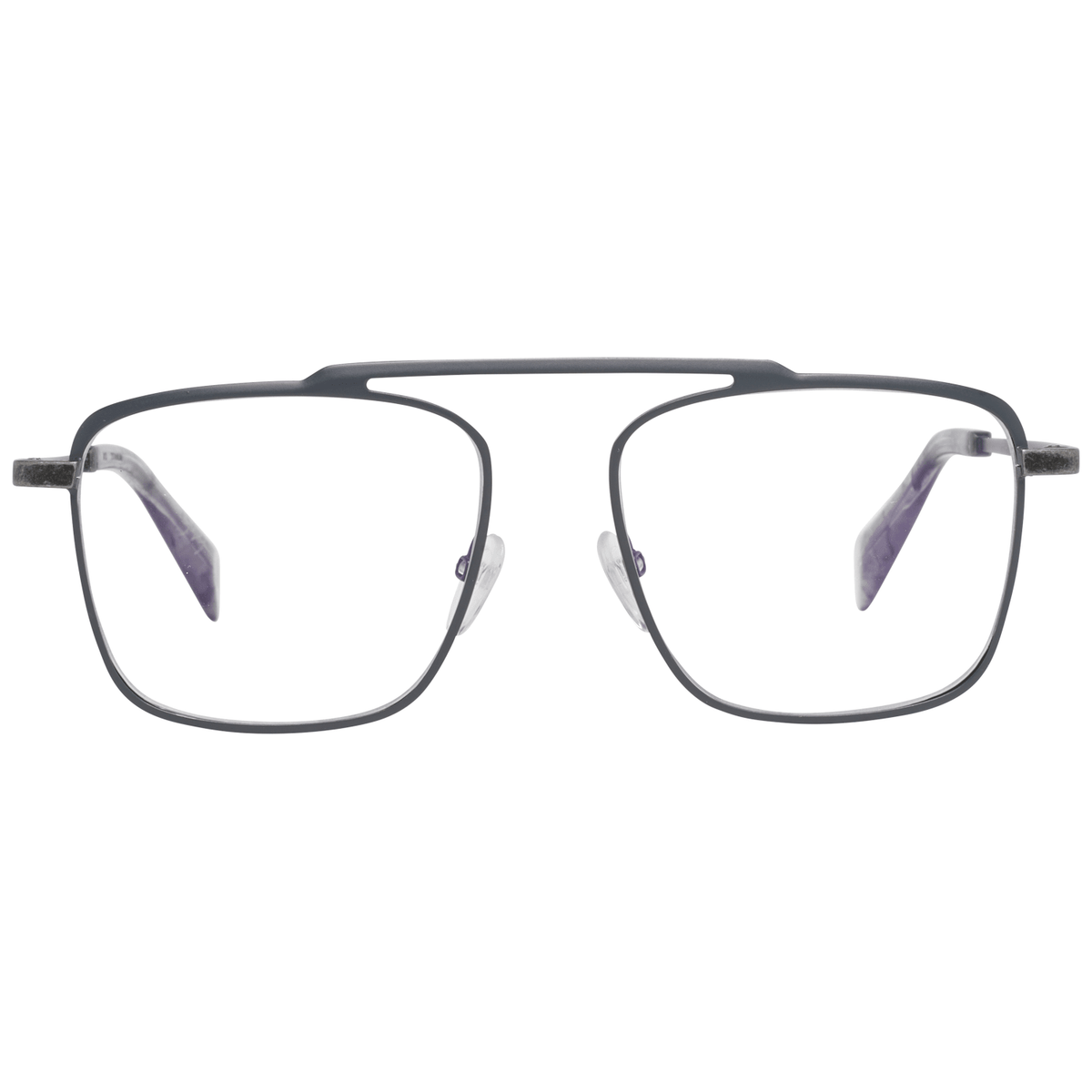 Yohji Yamamoto Gray Titanium Glasses Frames